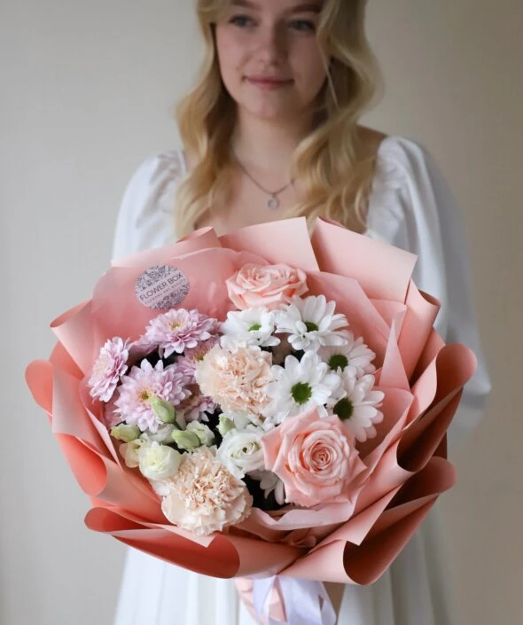 Букет в нежной гамме