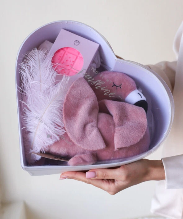 Подарочный бокс Фламинго